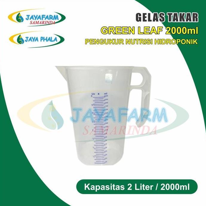 Gelas Ukur / Gelas Takar 2 Liter - Green Leaf