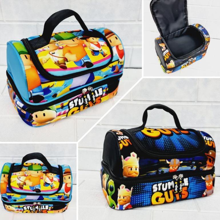 Tas Bekal Lunch Bag 2 Tingkat STUMBLE GUYS - RAINBOW FRIENDS - ROBLOX - MINECRAFT
