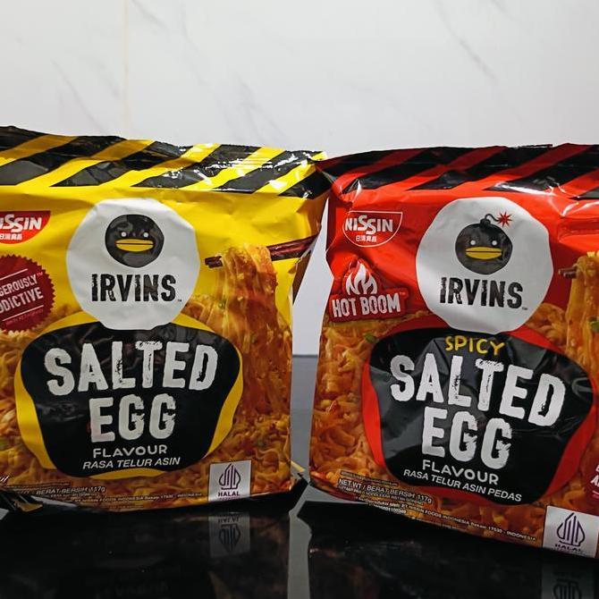 Pst - Nissin Irvins Salted Egg/Spicy Salted Egg Noodles
