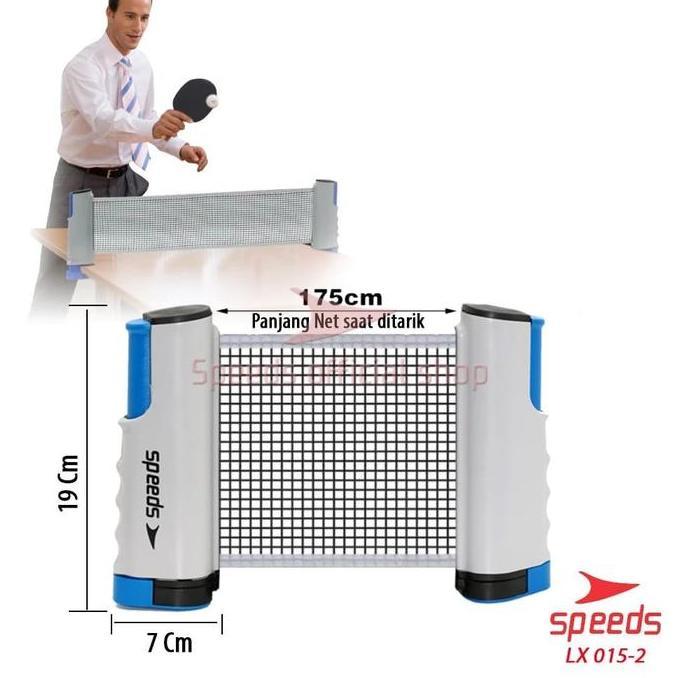 SPEEDS net Pingpong portable jaring net tenis meja pingpong 015-2