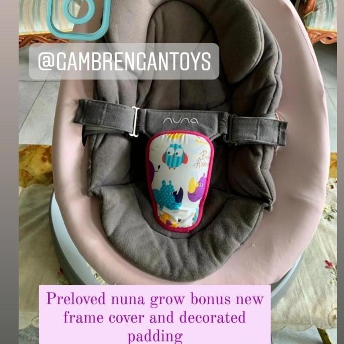 Nuna Grow Pink ada dus baby swing ayunan bayi Preloved Second Bekas