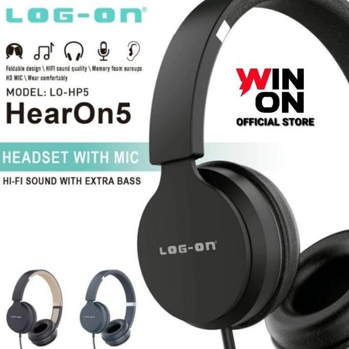 WIN ON - LOG ON HEAR ON 5 HEADPHONE HEADSET BANDO