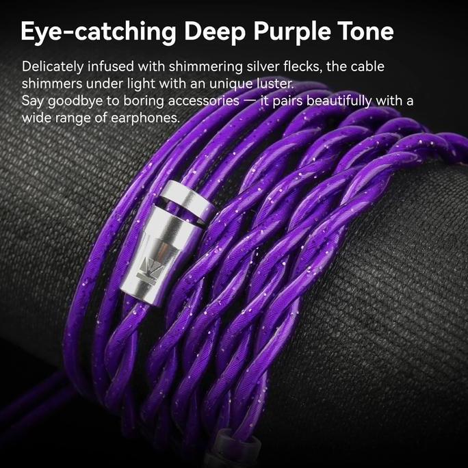 KBEAR Zi Xiao Alloy Copper + Silver Plated Copper Kabel Earphone IEM Upgrade Cable ZiXiao