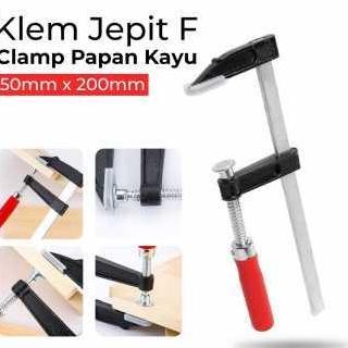 Hnds- Hand Tool Klem Jepit Papan Kayu Clamp F Heavy Duty Woodworking