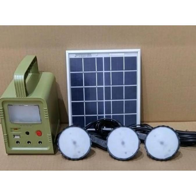 Lampu Sehen Solar Home Lighting System SHS 5W (Paket Lampu Solar Cell)