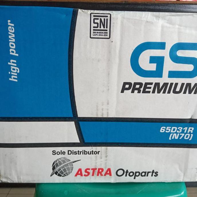 Aki Kijang/ Genset/GS Astra Premium N70/ GS N 70 basah/ GSN70/ 12v70Ah