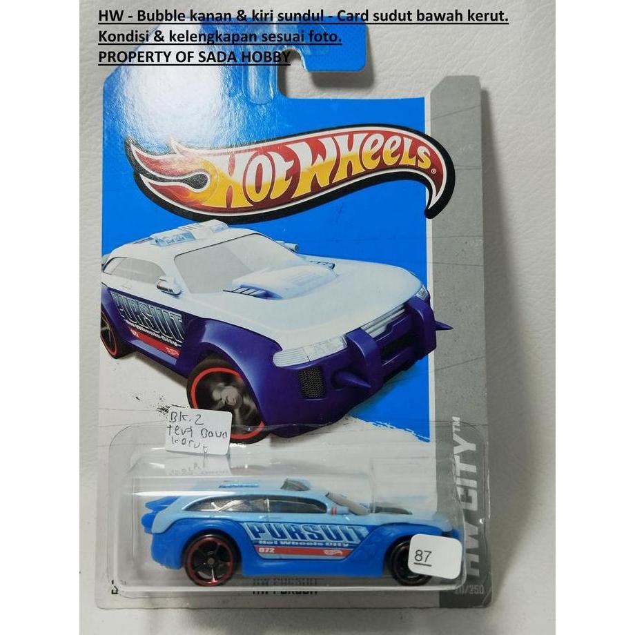 HOT WHEELS HOTWHEELS HW CITY HW PURSUIT BIRU SHOBBY