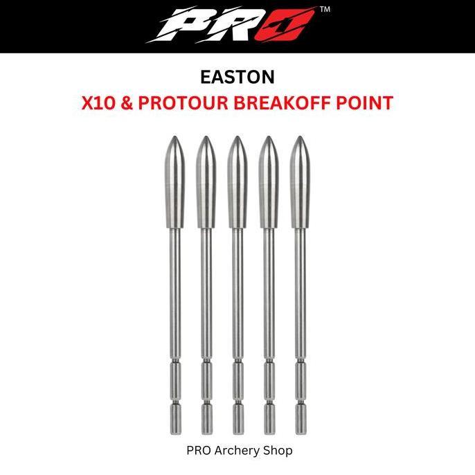 EASTON POINT ARROW X10 & PROTOUR / POIN ANAK PANAH EASTON X10 PROTOUR STAINLESS STEEL / ALAT PANAHAN