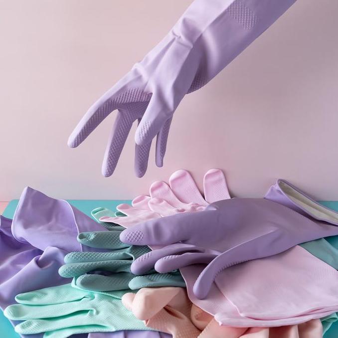 Daimaru Handyjoy Gloves Sarung Tangan Latex Anti Slip Tahan Lama Tebal Nyaman 3 Warna