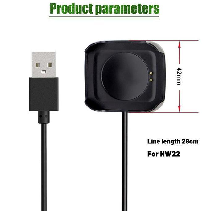 SANDGO Kabel USB Charger Casan HW19 HW22 Smartwatch Jam Docking Cable 30 CM