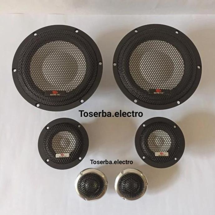 Promo Speaker split 3way Ceramic Genetic Foss audio mobil Diskon