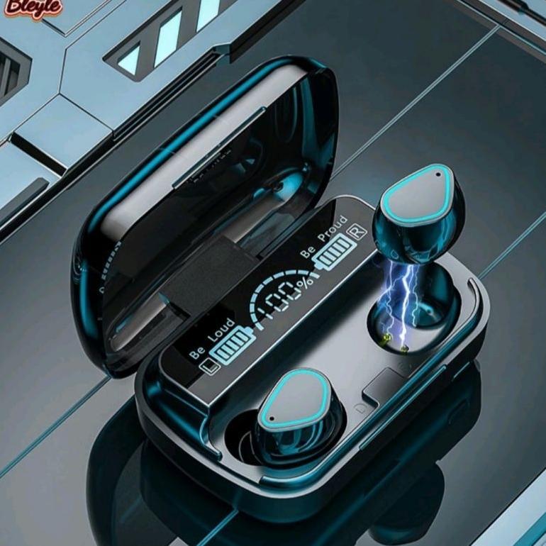 Hemat Wireless Headset Tws Bluetooth M28 / M30 / M19 / M90 Pro - Plus Powerbank