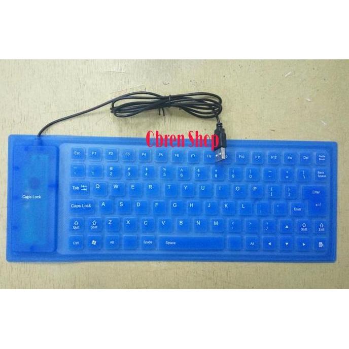 Keyboard Mini Flexible USB / Keyboard Karet USB
