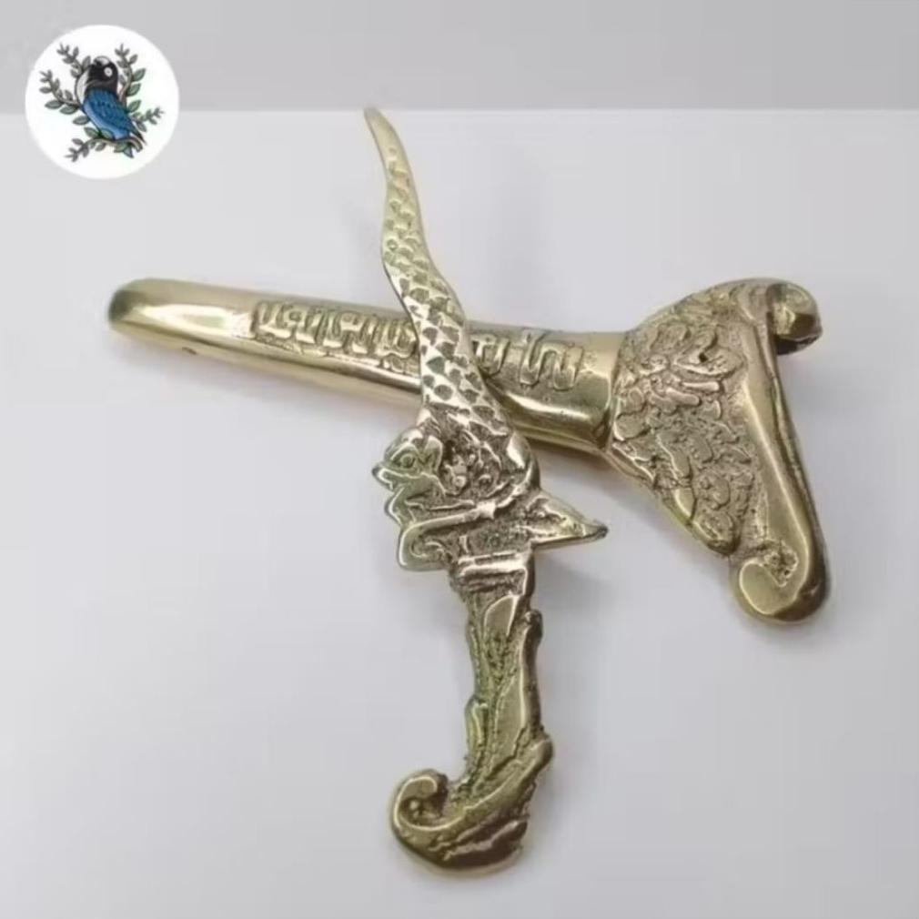 Koleksi Keris Kuningan Sari Solid Tebal/Keris Kuningan Asli Termurah Ready Terbaik