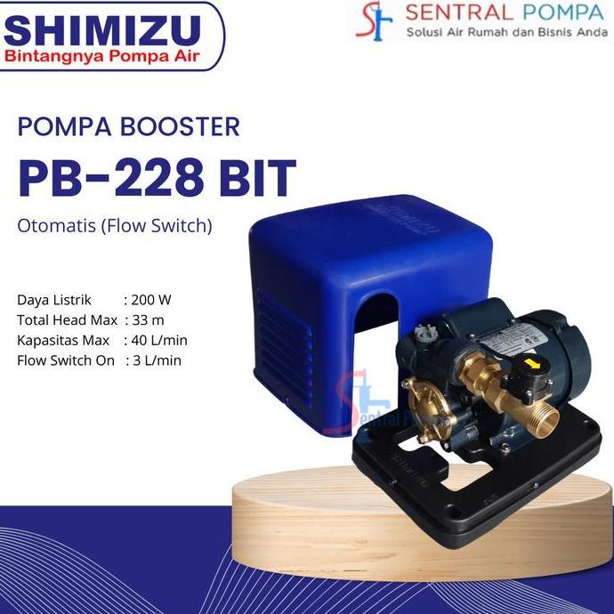 Pompa Air Booster Shimizu Pb 228 Flow Switch Dorong