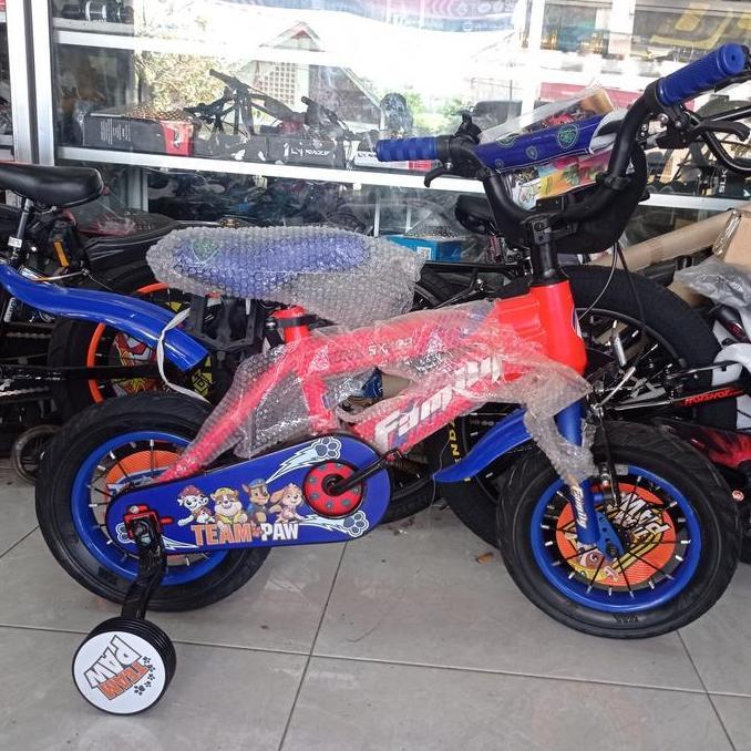 Sepeda Anak Kids Bike 12 Family Paw Patrol