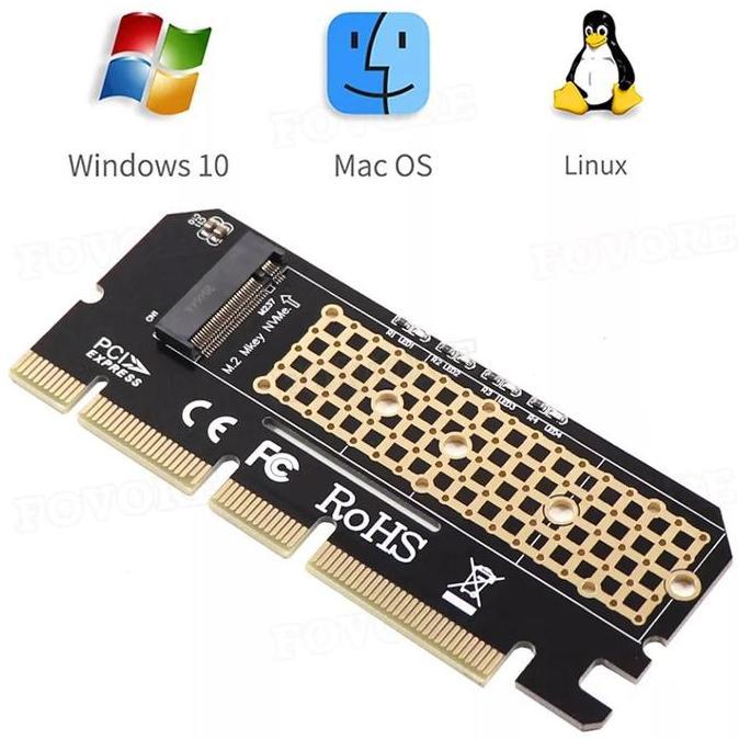 PCI EXPRESS PCIE X16 TO M2 NVME SSD