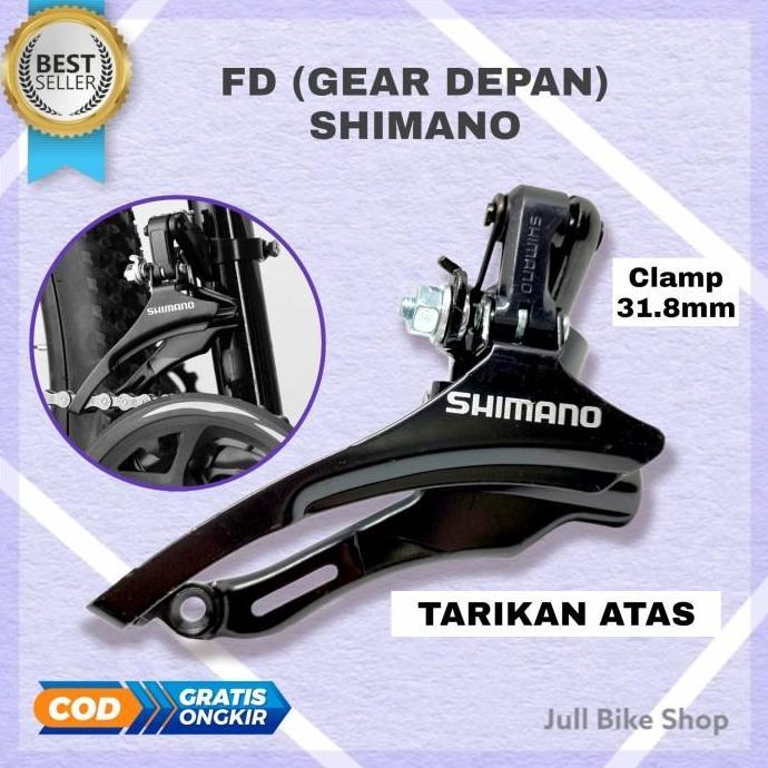 FD shifter shimano 2 / 3 speed front derailleur sepeda mtb lipat dll operan depan tourney tarikan at