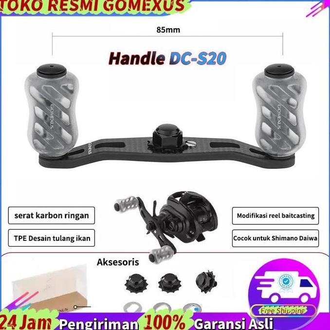 Termurah Gomexus Dc-S20 Twin Handle Reel Double Knob Stabilitas Yang Kuat 85Mm For Shimano Daiwa Abu