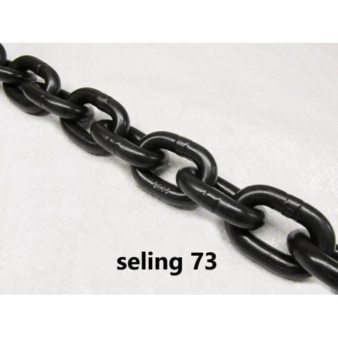 Trck- Rantai Baja G80 10Mm / Chain Block 10Mm / Rantai Baja Hitam 10Mm