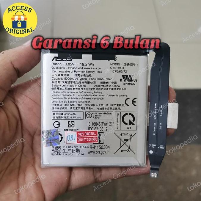 Baterai Battery Batre Batere Asus Zenfone7 Zenfone 7 Pro C11P1904 Ori