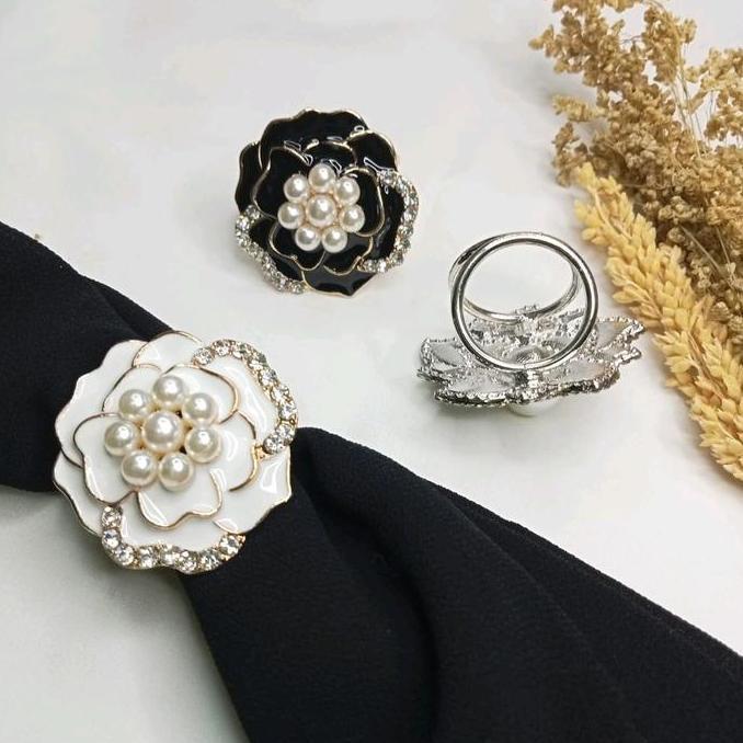 Ring hijab bunga rose / Ring hijab import Muslim