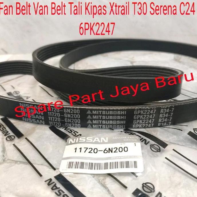 VANBELTFANBELTTALIKIPAS XTRAIL T30 2001-2009 6PK2247 ORIGINAL ASLI
