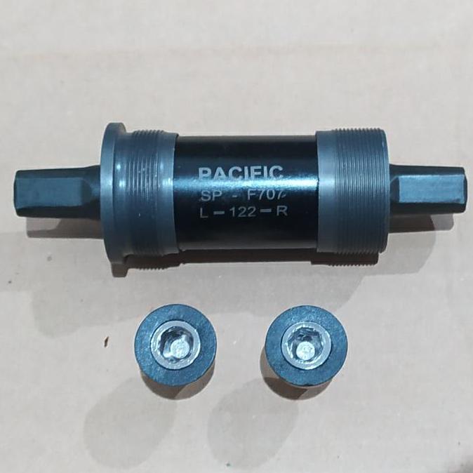BB AXLE KOTAK BEARING PACIFIC 122 5MM 122.5 SEPEDA LIPAT SELI MTB RB