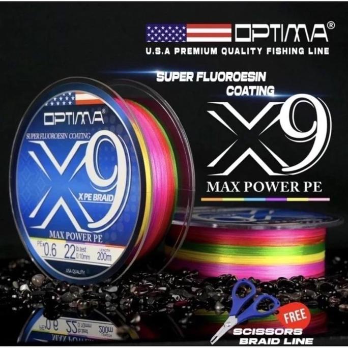 Senar / Benang Pe Optima X9 400 Meter