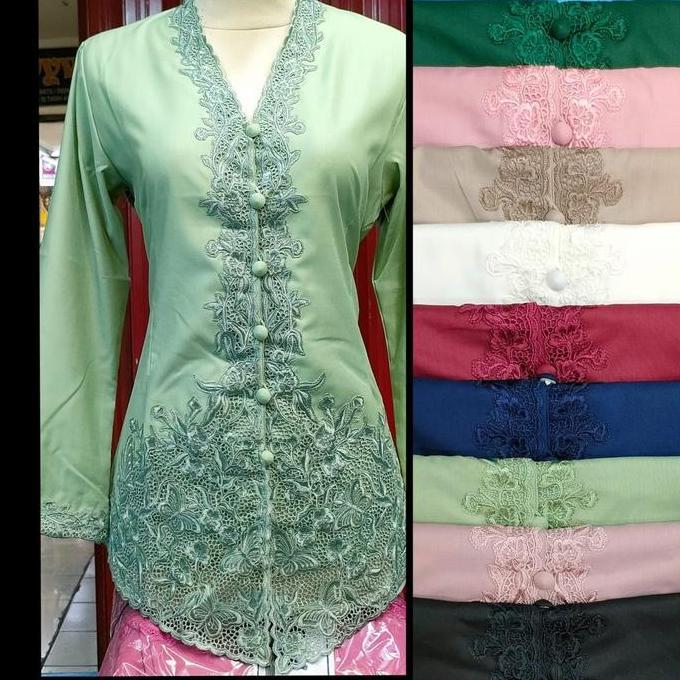 KEBAYA ENCIM SENADA BAHAN KATUN JEPANG TOYOBO