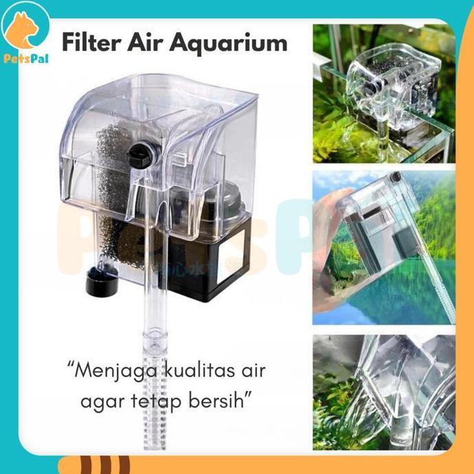 Filter Air Akuarium Jernih Air Terjun Filter Gantung Spons Penyaring Akuarium Filter Sponge Waterfal