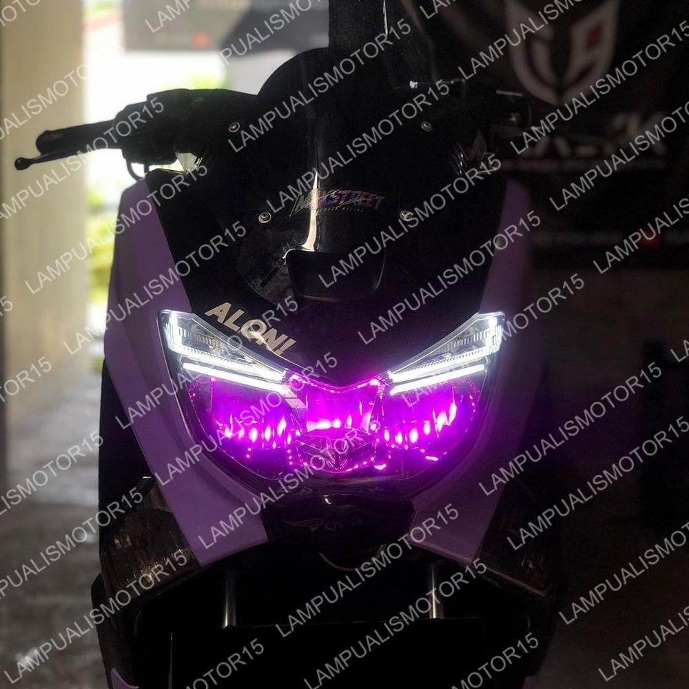 LAMPU ALIS NMAX BONUS DEVIL EYE LAMPU DRL NMAX OLD LAMPU ALIS DRL LED BONUS DEVIL EYES NMAX LAMPU SE