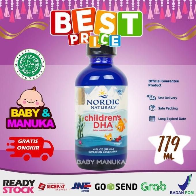 Nordic Children's DHA 119mL Original Nordics Natural BPOM