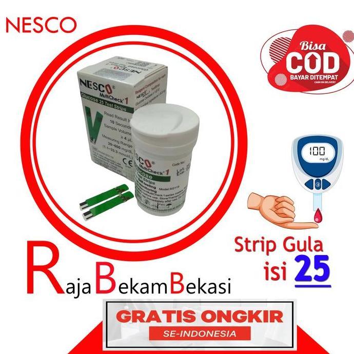 Strip Gula / Strip Glucose / Gula Darah Nesco / Strip Nesco Gula