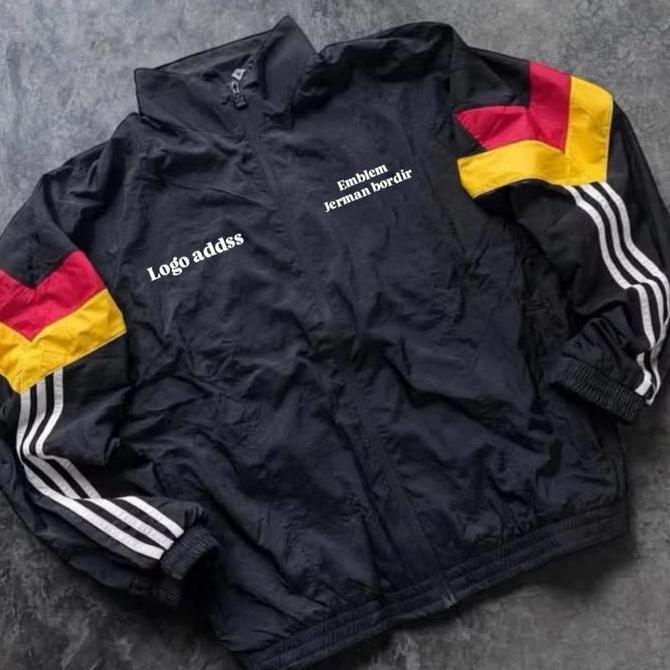 PREMIUM / Jaket Tracktop/Windbreakers Jerman Pria Dan Wanita