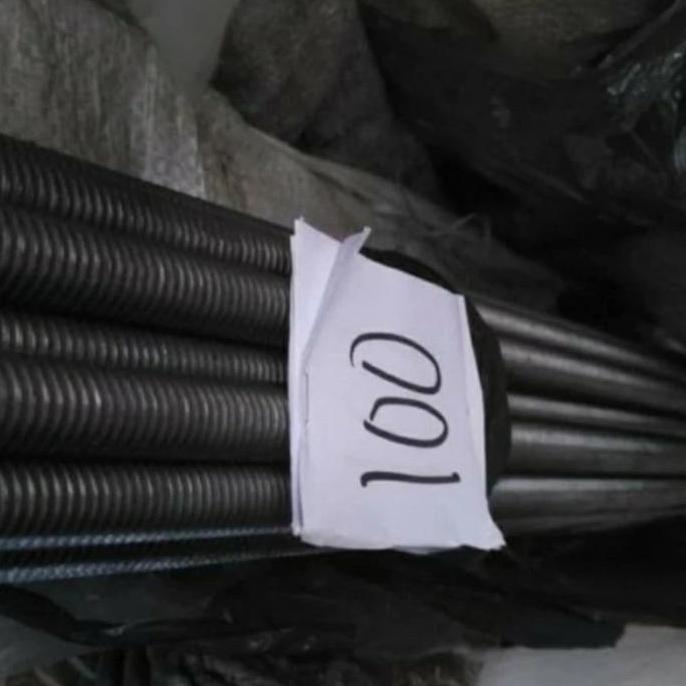 asdrat besi hitam- m20 x 1 meter drat 2.5 long drat besi hitam