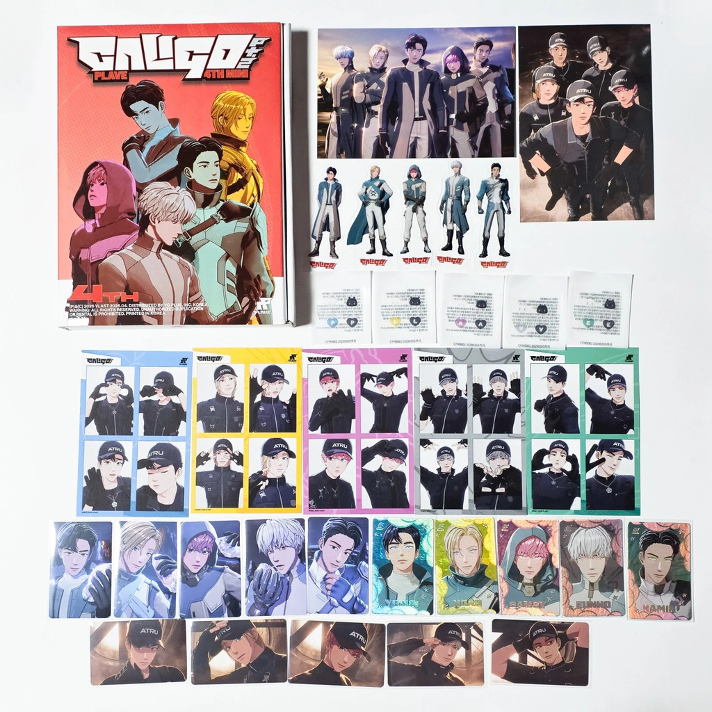 [READY] PC PLAVE PHOTOBOOK YEJUN NOAH BAMBY EUNHO HAMIN CALIGO PT 2 PHOTO BOOK BOOKMARK PHOTOCARD ST