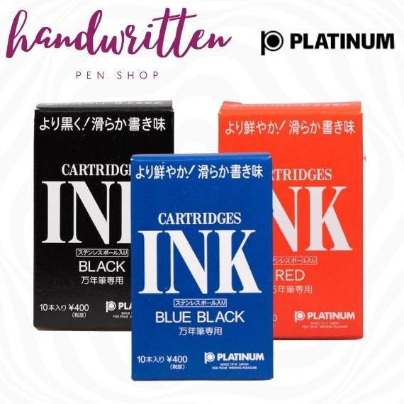 PLATINUM Fountain Pen Ink Cartridge/ Tinta Fountain Pen New