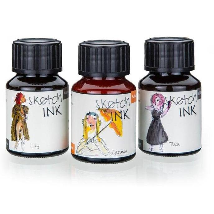 ROHRER KLINGNER Waterproof Fountain Pen Ink SketchINK 50ml New