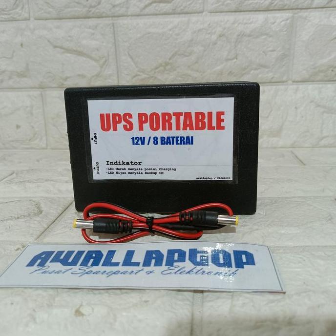 Ups Portable Router Anti Restart Anti Mati 5V 12V 1A Ups Wifi Ups Dc