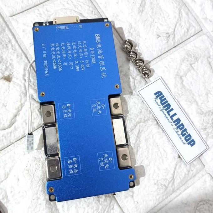 Bms Lifepo4 3.2V Bms 4S 12V 8S 24V 100A Baterai Protector Lithium Bms