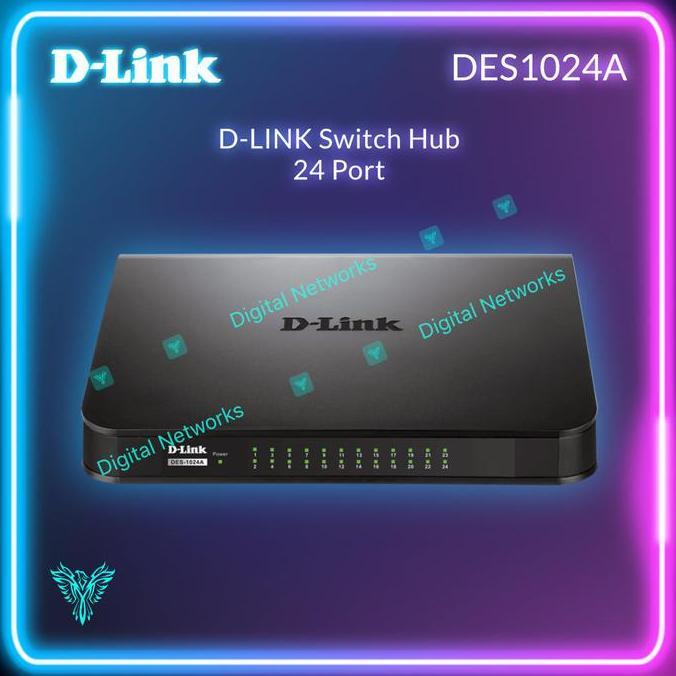 DLink DES1024A Switch Hub 24Port DLINK DES 1024A/E Dlink DES 1024A