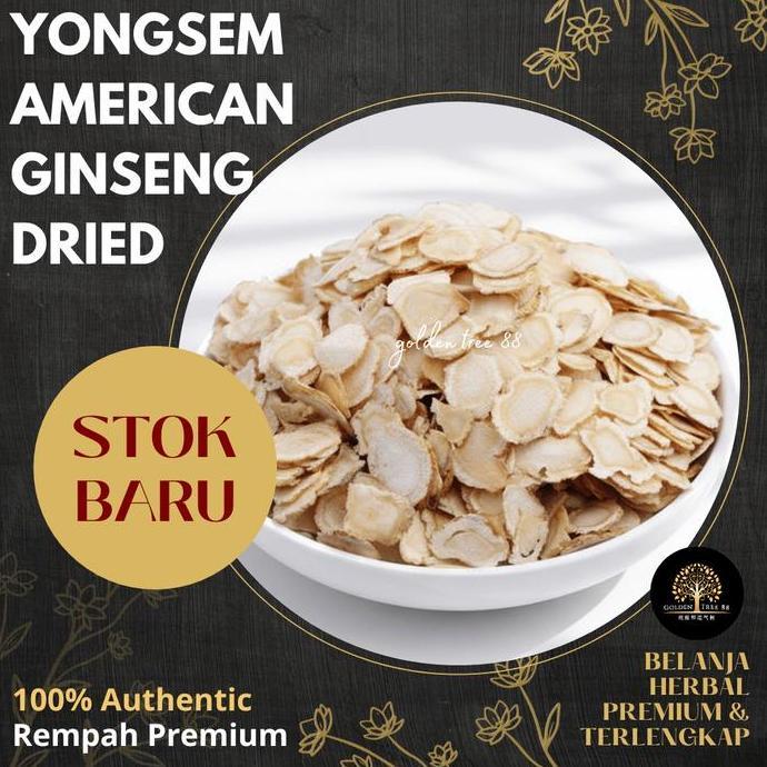 Ciaria- 5 Gram American Ginseng Root / Yong Sem / Ginseng Amerika Rempah Sehat