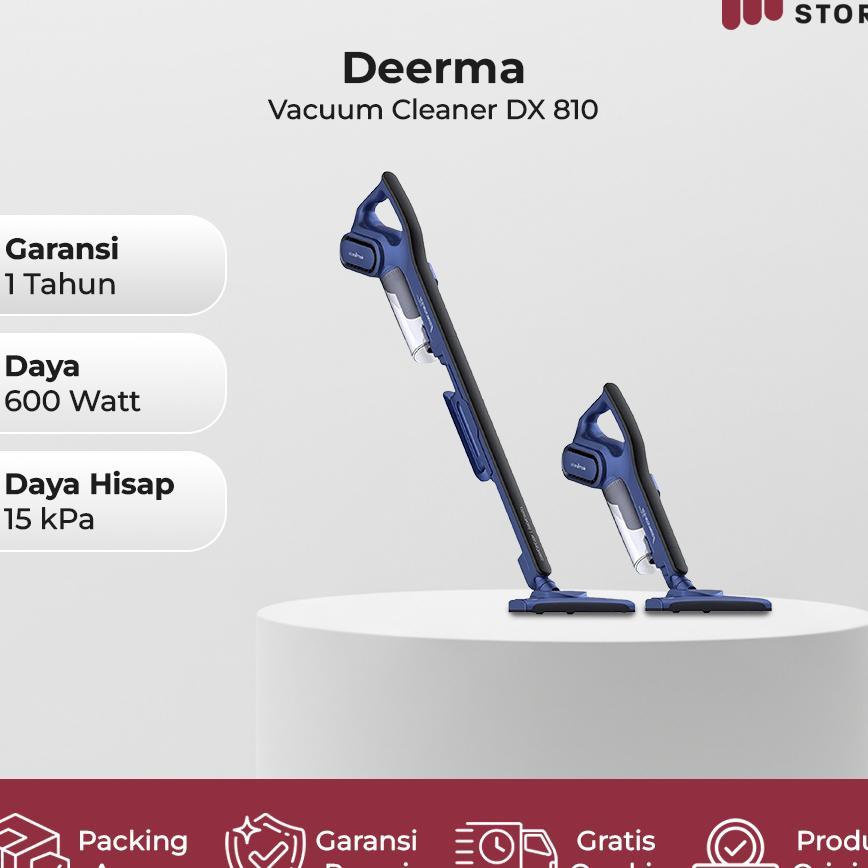 Deerma Dx810 Hand-Held Portable Vacuum Cleaner 2-In-1 Penyedot Debu | Vacum Cleaner Deerma Dx810