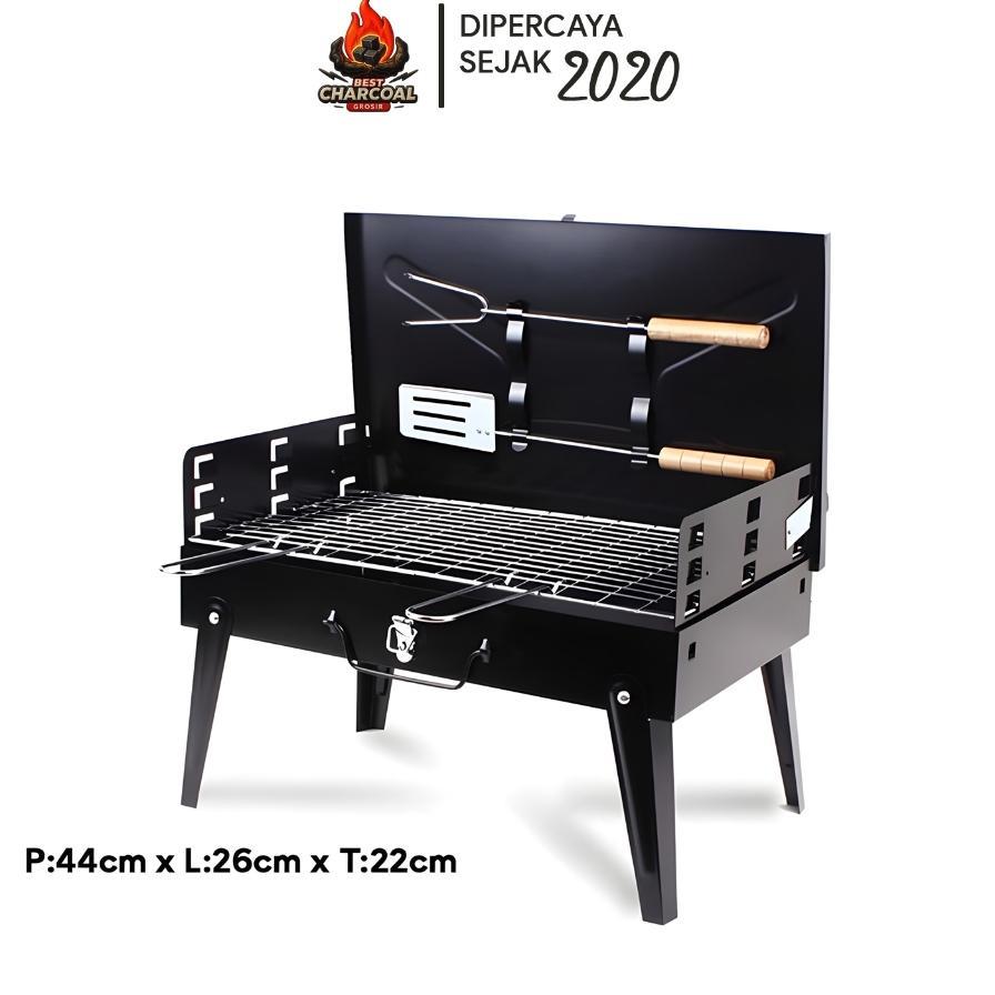 Panggangan Bbq Portable Grill Lengkap Alat Panggang Barbeque