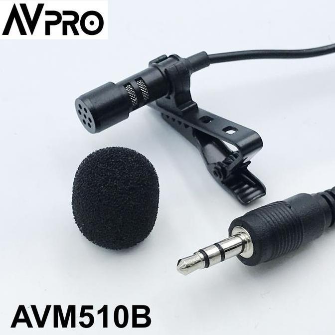 AVPRO AVM510B TRS Omni-directional Lavalier Microphone for DSLR etc