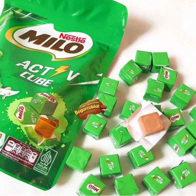 MILO Activ Cube Isi 100pcs / MILO Activ Cube 4 Bag x 67.5gr Snack Halal Nikmat / MILO CUBE Isi 25 Bl
