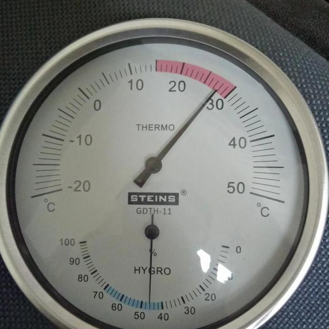 Promo Thermometer hygrometer 5 inch Steins / Analog hygrometer 5 inch Steins Diskon