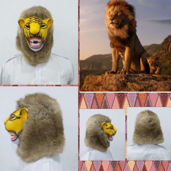 Topeng Singa Anak Dewasa /Topeng Harimau Macan