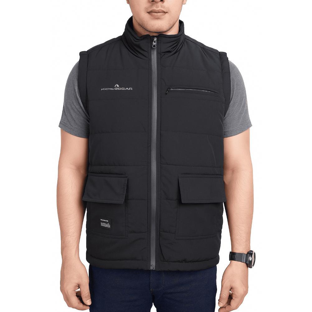 Jstro Rompi Gelembung Vest Pria Tebal Rompi Outdoor